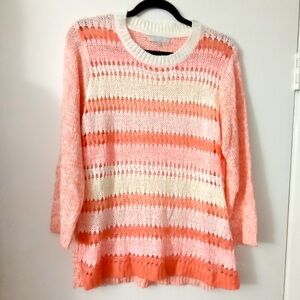 RED HERRING Neon & cream sweater